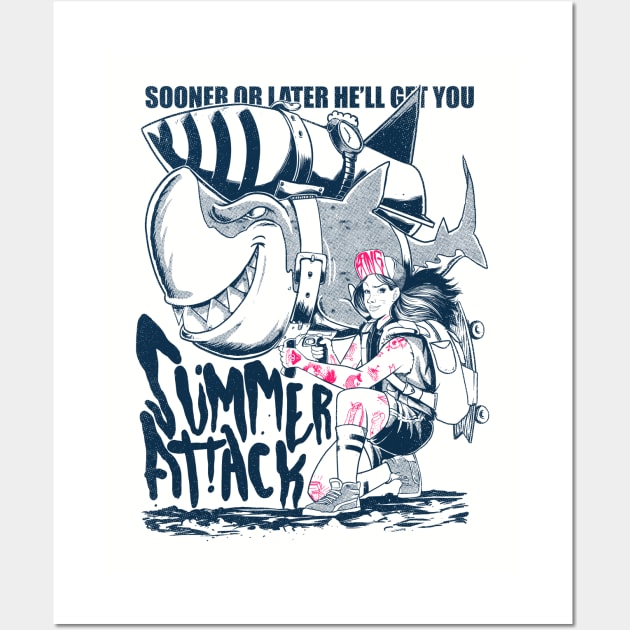 Summer Attack Wall Art by massai